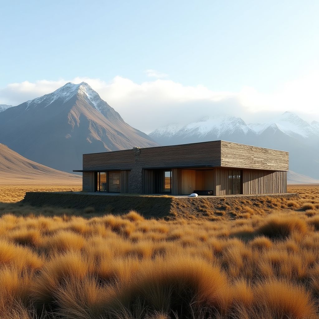Estación de carga en parque nacional patagónico